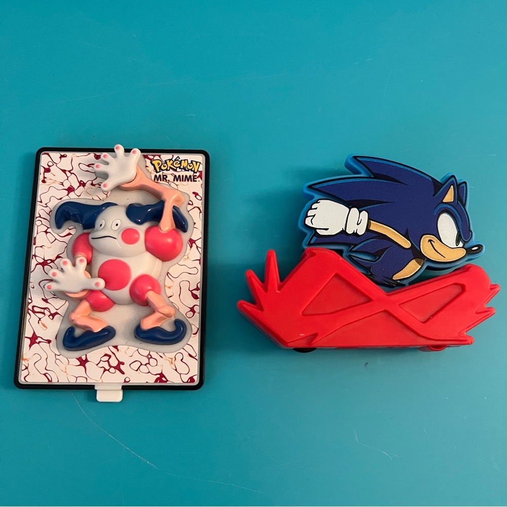 Pokémon Mr. Mime & Sonic the Hedgehog Action Figures Bundle – Interactive Toys